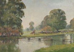 William Burns FRSA (1923-2010) - 20th Century Oil, Chatsworth Horse Trials