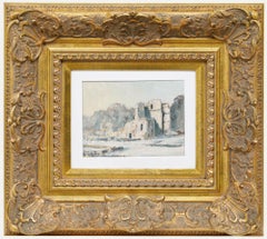 Vintage William Burns FRSA (1923-2010) - Framed 20th Century Oil, Snow at Roche Abbey