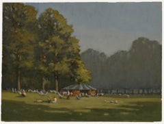 William Burns FRSA (1923-2010) - Oil, Sunny Afternoon in St James' Park