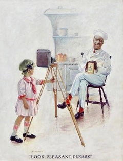 "Look Pleasant, Please., " Cream of Wheat Ad, Saturday Evening Post, 1914