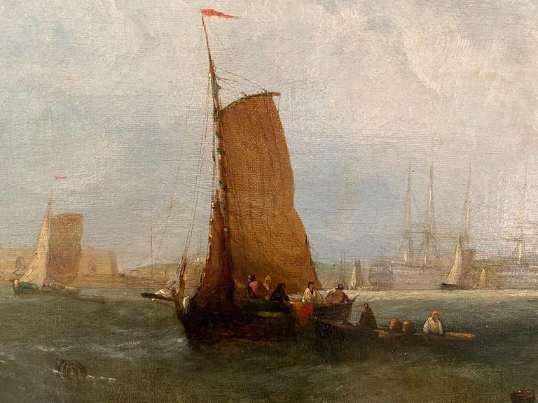 William Calcott Knell,  An extensive view of Portsmouth harbour For Sale 2