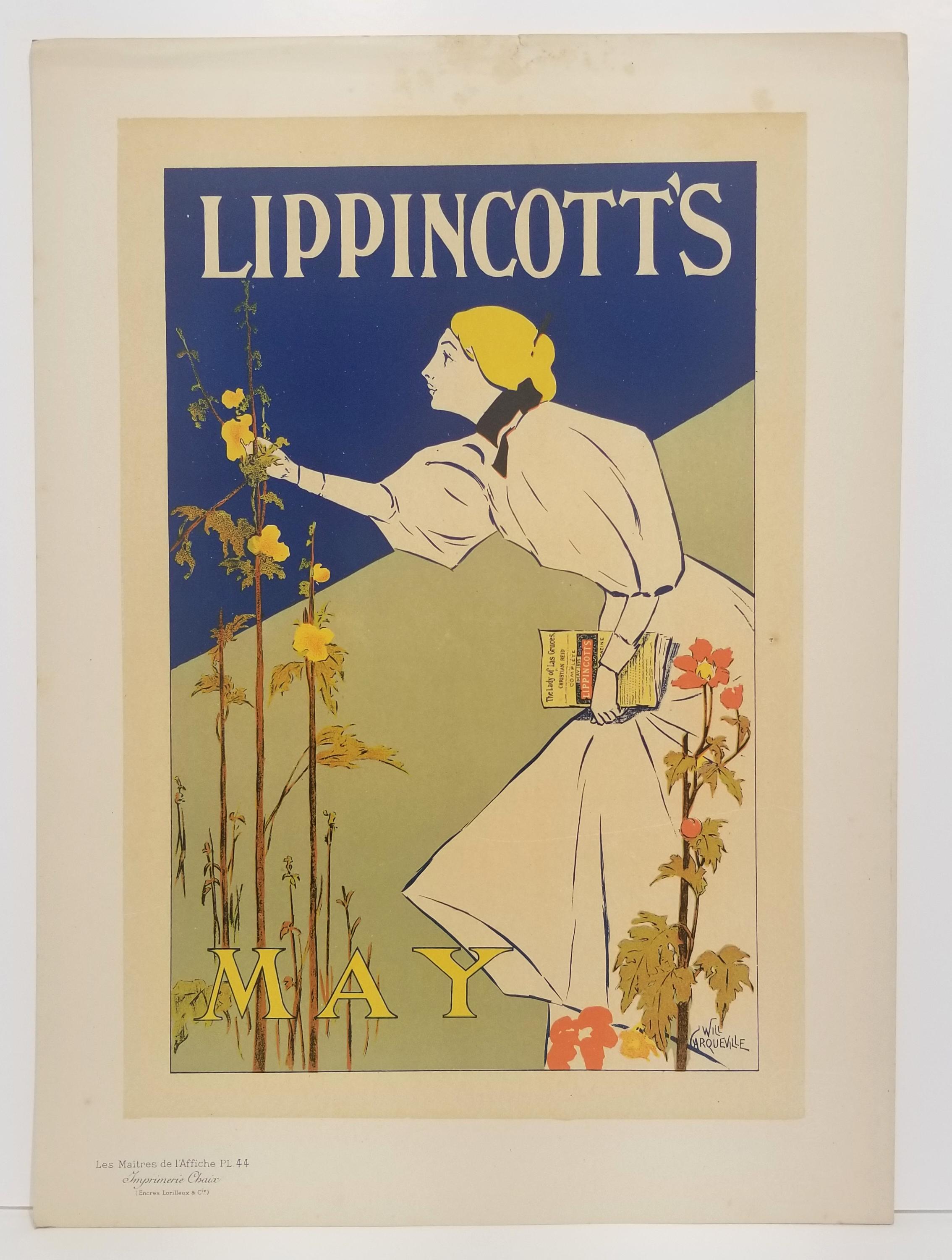 Lippincott's Magazine - Print by William CARQUEVILLE