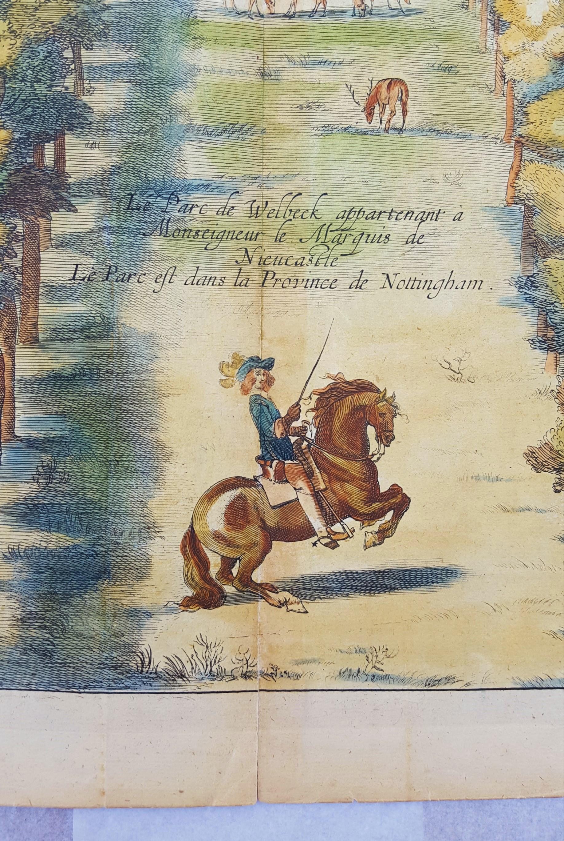 Welbeck Park Belongs to the Marquis of Newcastle /// Equestrian Horse Old Master For Sale 3