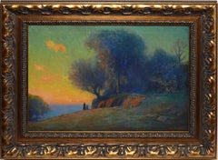 Impressionist Sunset in the Finger Lakes by William Charles Baker