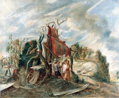 Fish Story oil painting by Williams Charles Palmer