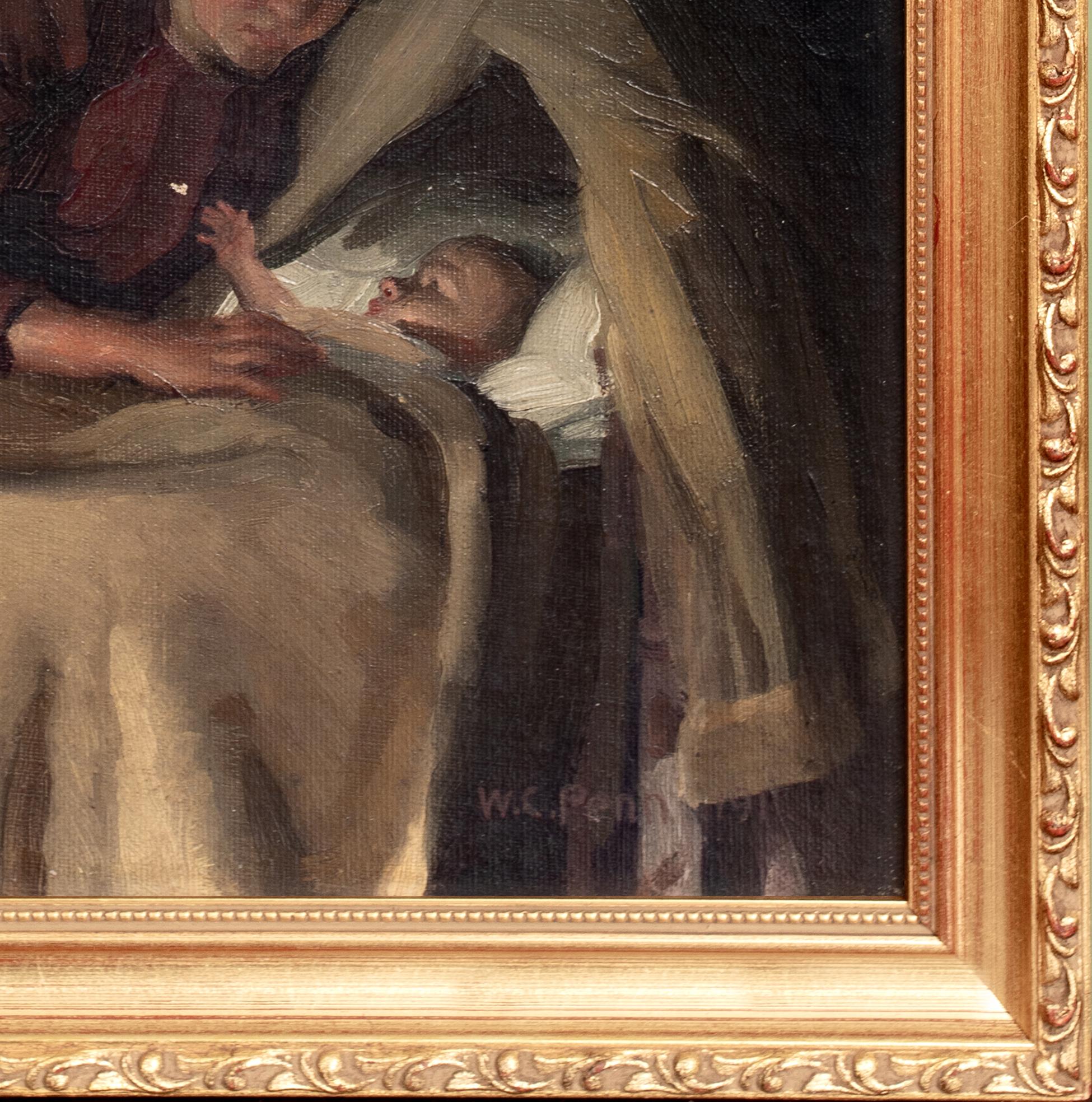 Mother & Baby, dated 1911  by WILLIAM CHARLES PENN (1877-1968) For Sale 1