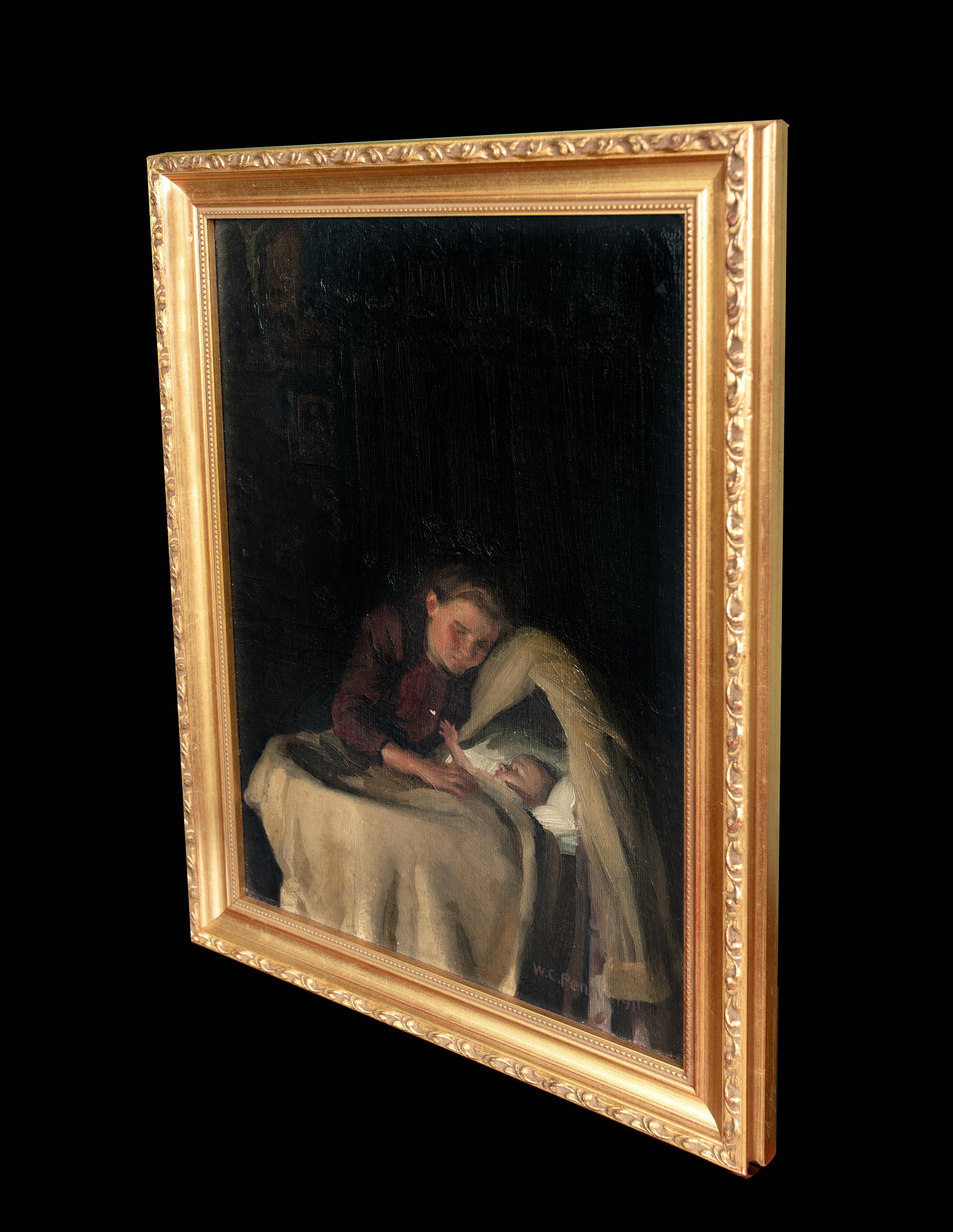 Mother & Baby, dated 1911  by WILLIAM CHARLES PENN (1877-1968) For Sale 6