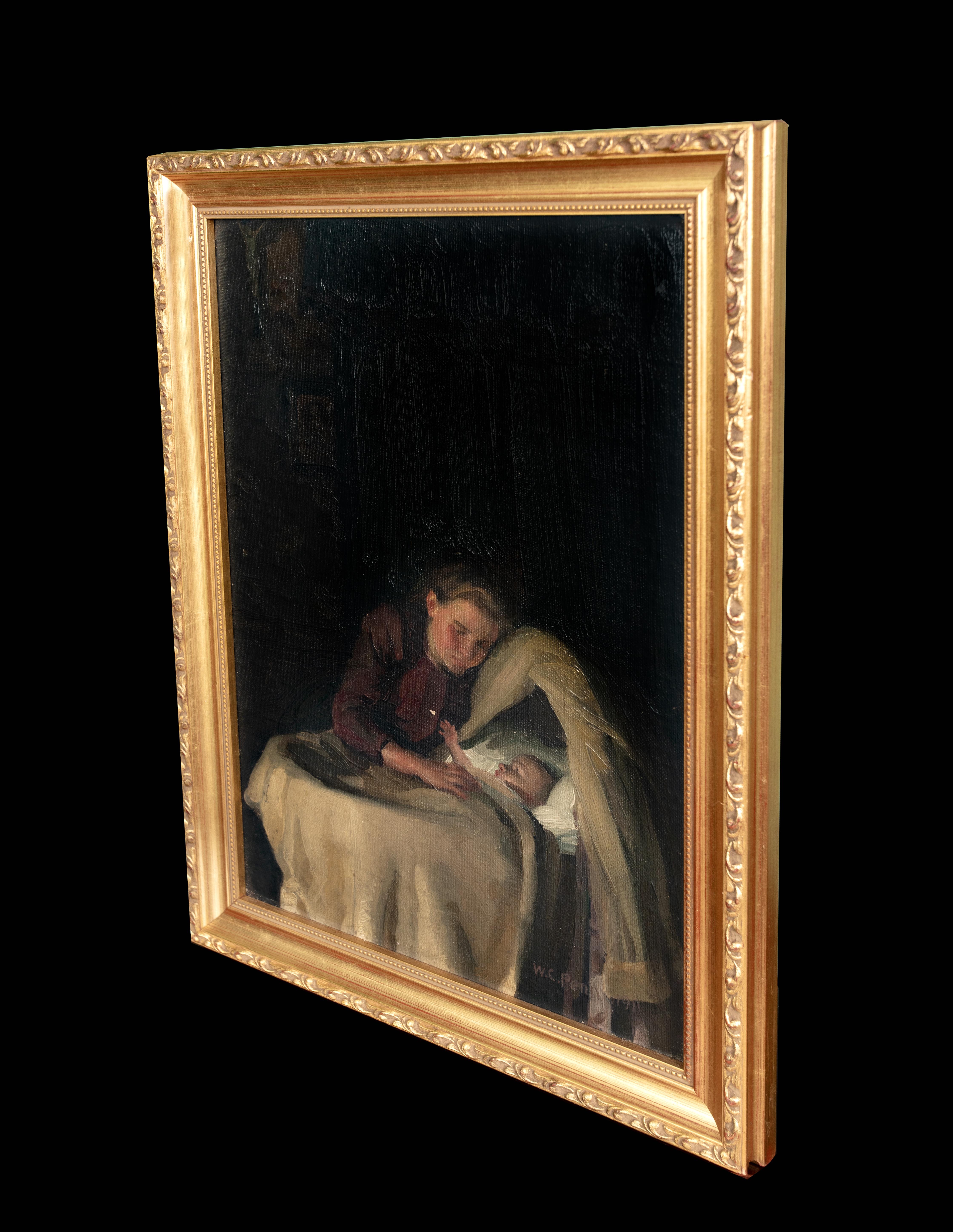 Madre e bambino, datato 1911  di William Charles Penn (1877-1968) in vendita 8