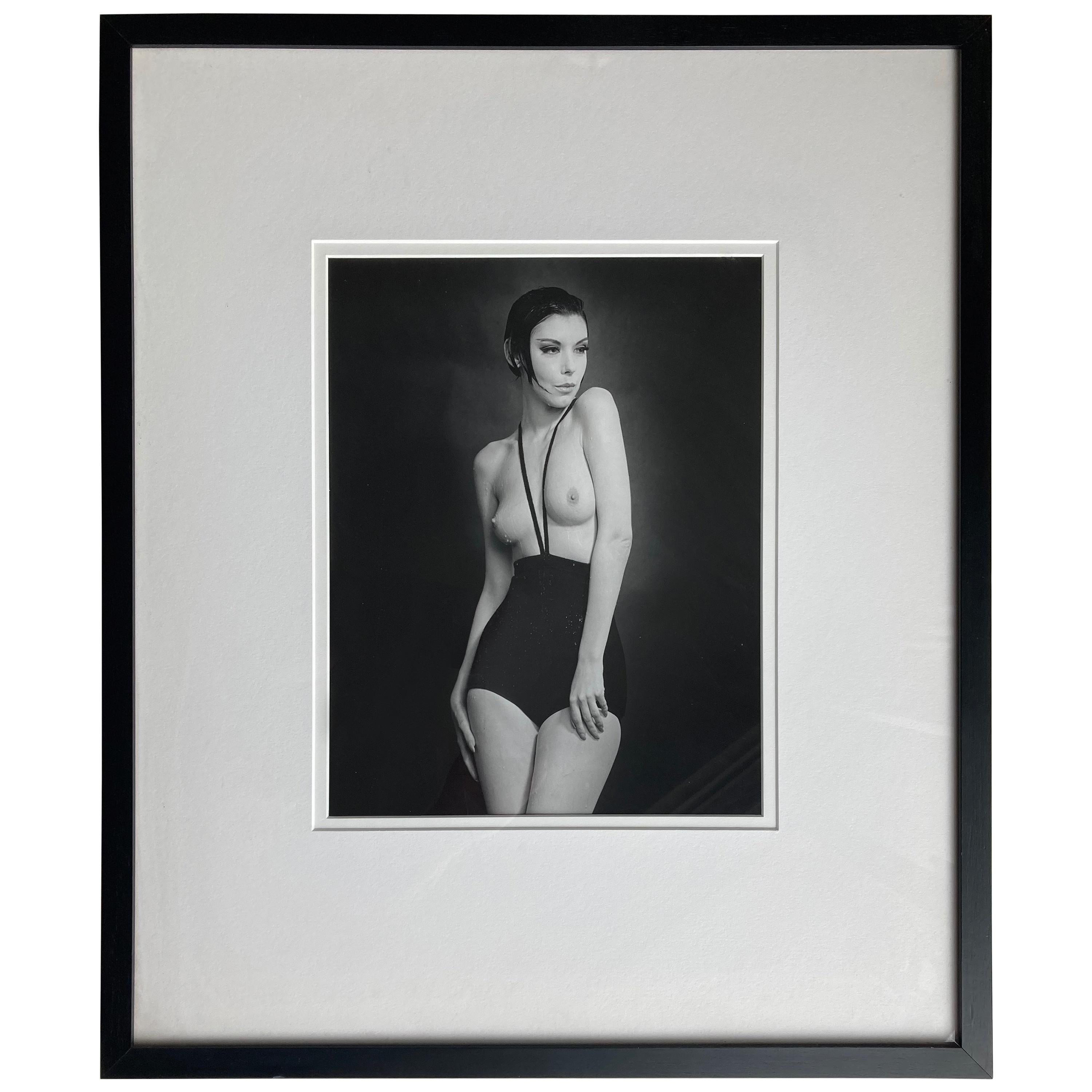 William Claxton Silver Gelatin Print of Peggy Moffit, Signed and Dated For Sale