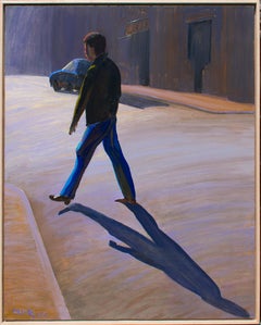 AM 1987 (Escena urbana figurativa impresionista de William Clutz)