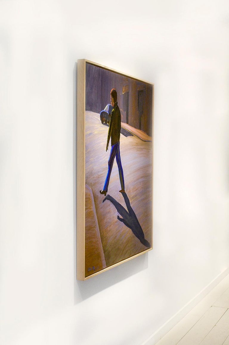 William Clutz Early Morning St. AM 1987 (Impressionist Figurative