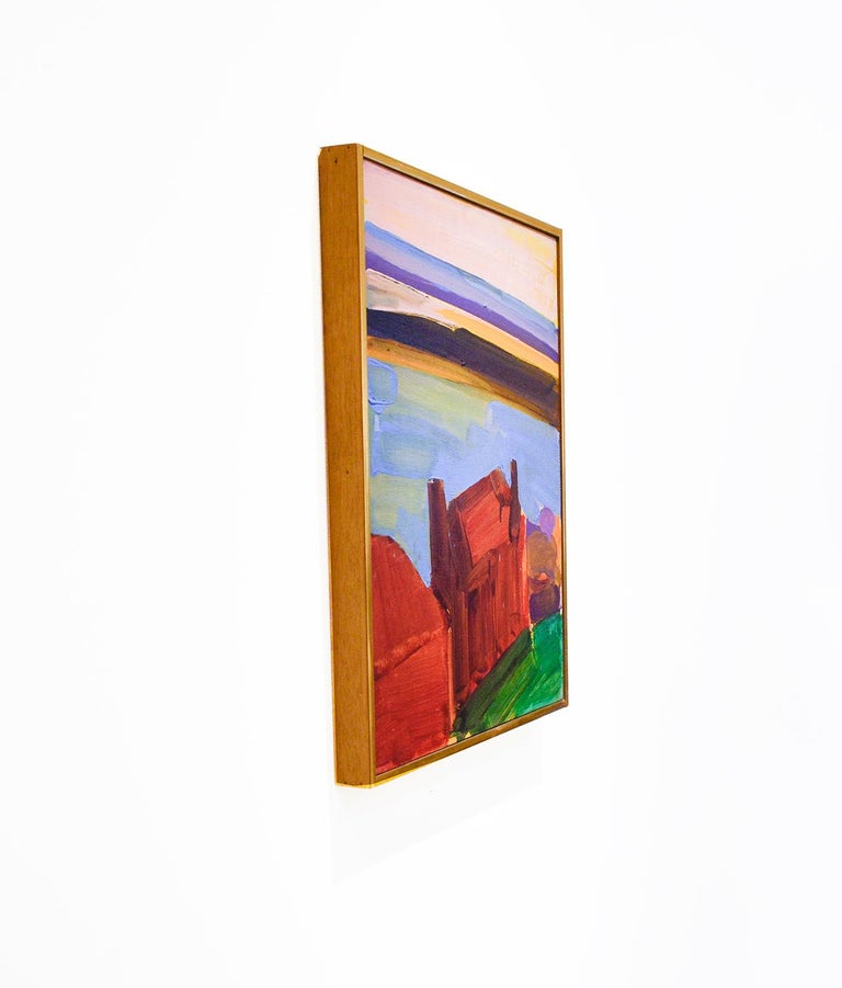 William Clutz Red House Duluth (MidCentury Abstracted Landscape by