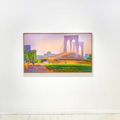 El Sueño de Roebling, El Gran Puente del Río Este (Paisaje urbano de Nueva York por William Clutz)