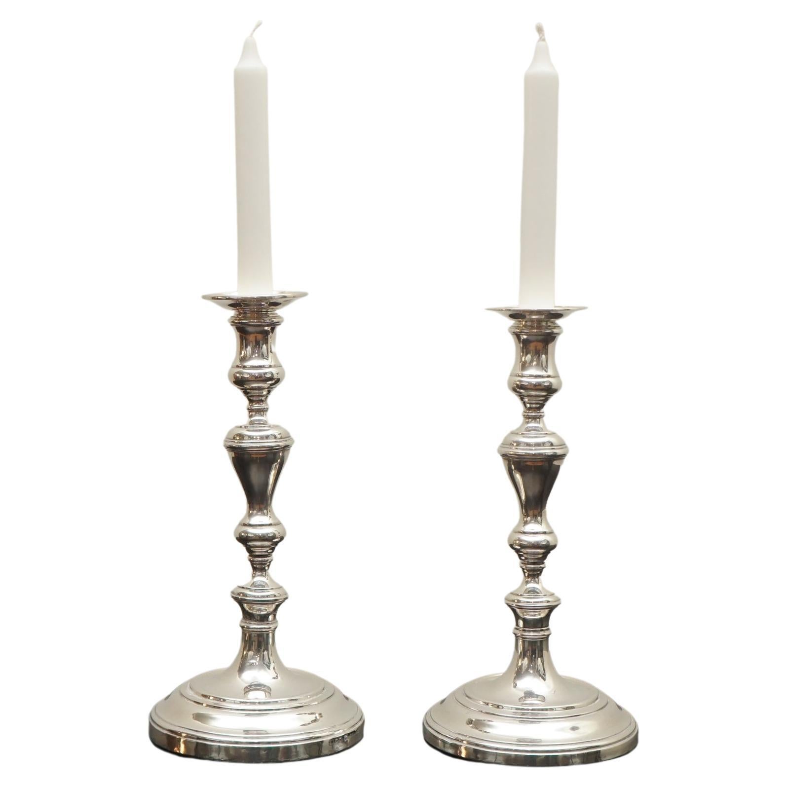 William Comyns & Sons Ltd. Silver Candlesticks For Sale