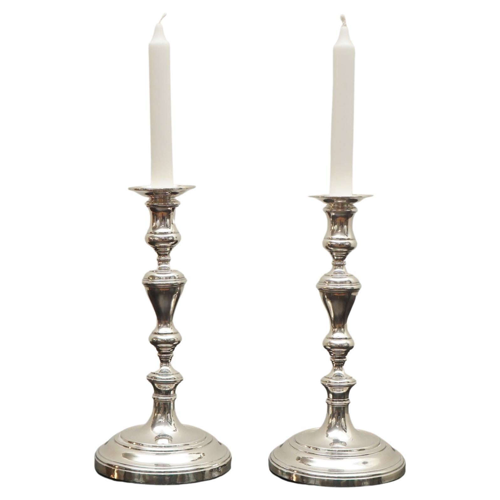 William Comyns & Sons Ltd. Silver Candlesticks