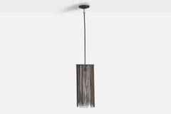 William Connell, Lampada a sospensione per Lesta Bertoia, rame, bronzo, USA, 1985