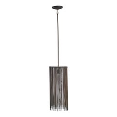 William Connell, Pendelleuchte für Lesta Bertoia, Kupfer, Bronze, USA, 1985