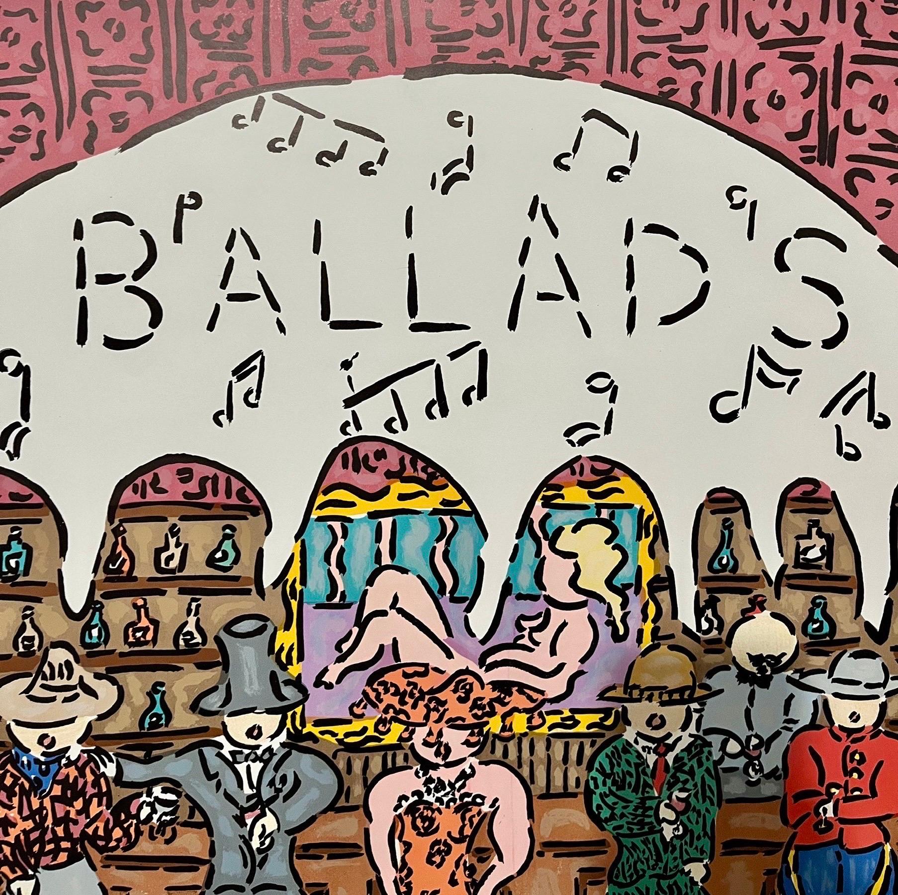 Vintage Galerie Alexandre Iolas Ballads Poster William Copley CPLY Mourlot Litho in vendita 2