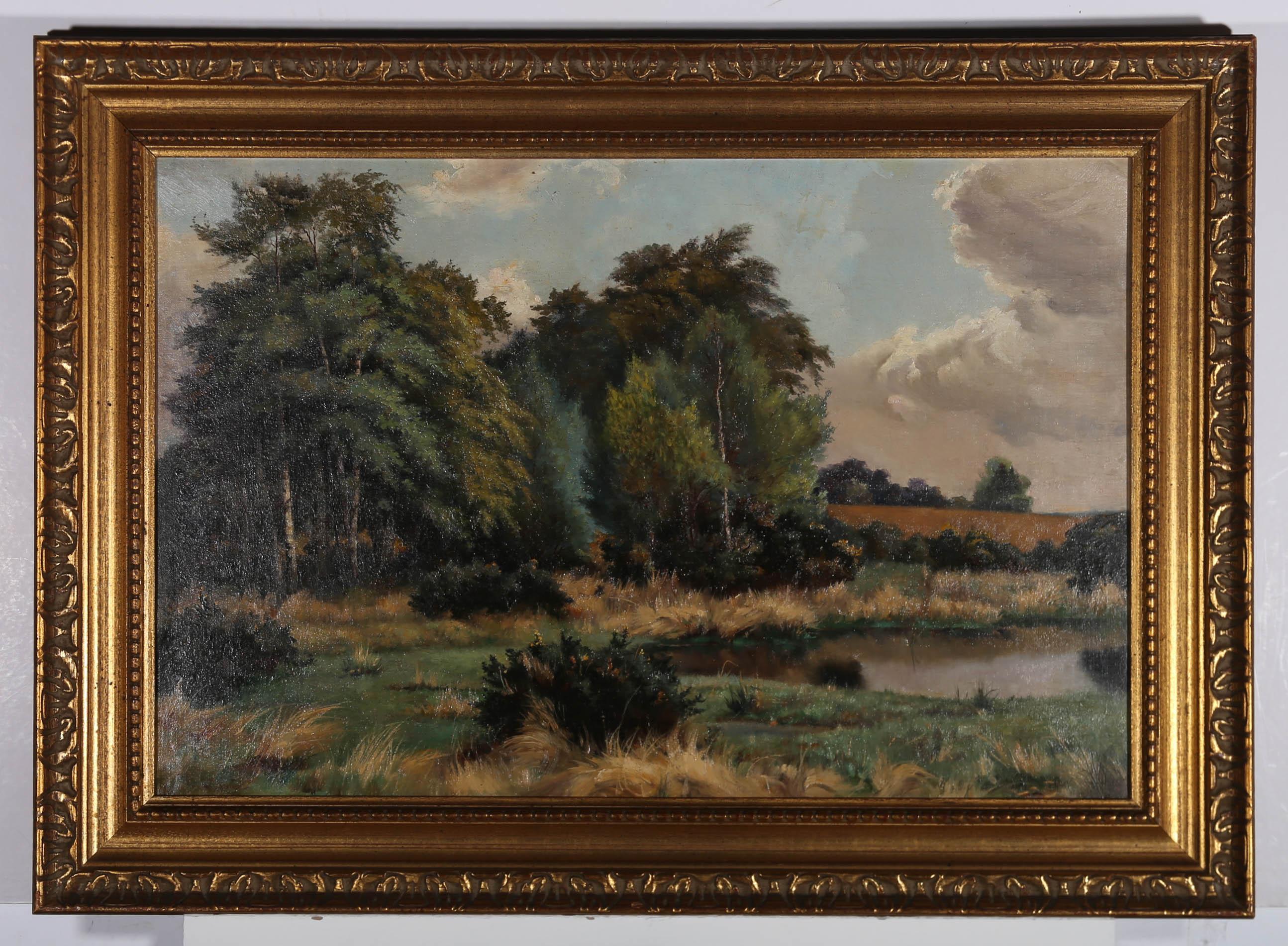 William Coulter (fl.1869-1889) - 1888 Huile, Royal Common, Peper Harow, Surrey 2