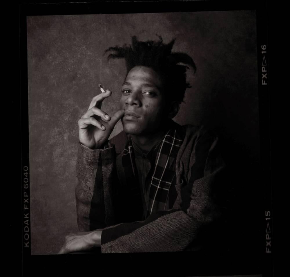 Portrait Photograph William Coupon - Jean Michel Basquiat, fumer