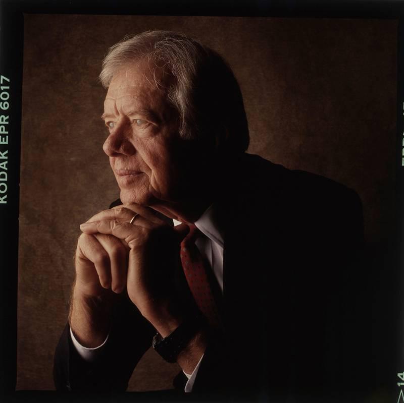 Color Photograph William Coupon - Le président Jimmy Carter