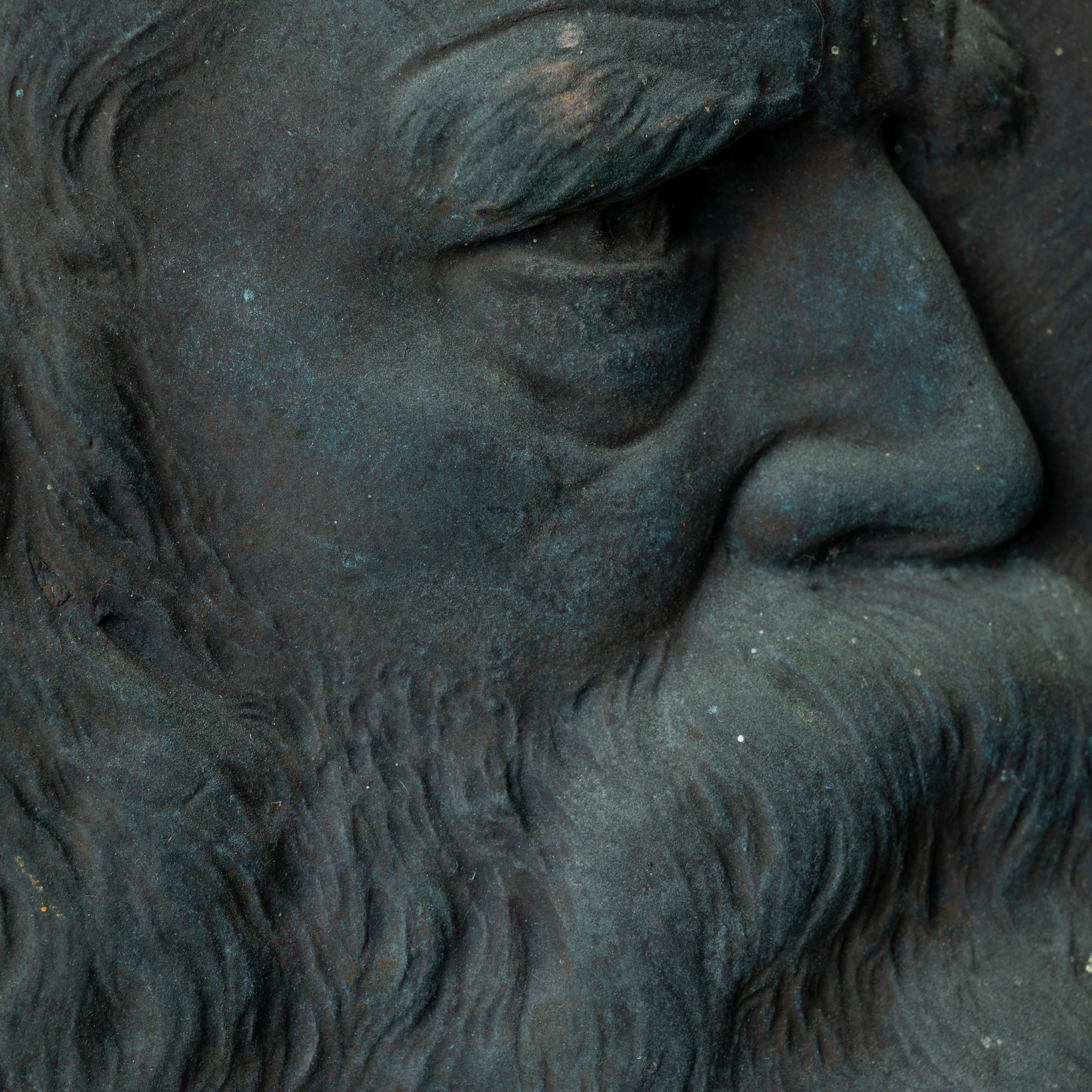 William Cullen Bryant Bronze-Reliefporträt aus Bronze, um 1880 im Angebot 2