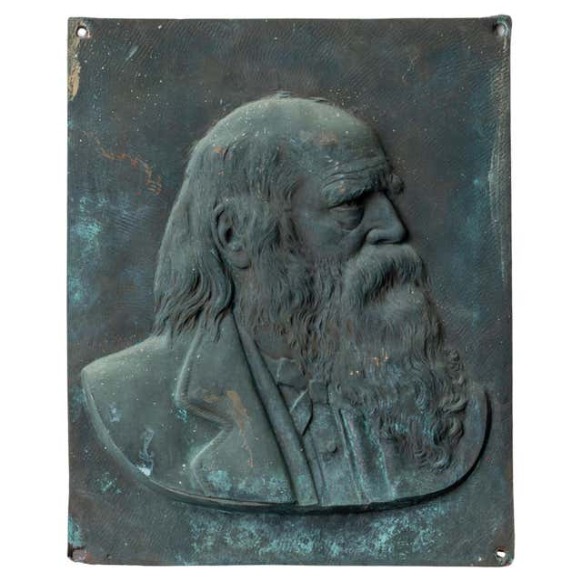 Haitian Metal Art Relief Portrait Plaque of General Georges Biassou For ...