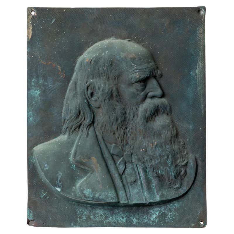 Haitian Metal Art Relief Portrait Plaque of General Georges Biassou For ...