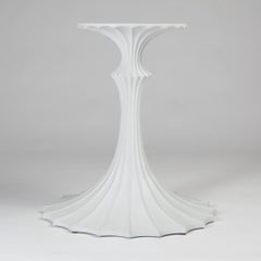 Base de table tulipe en fer cannelé William D Scott (seule)  - Whiting