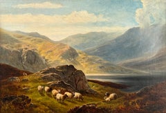 Victorian Style Oil Painting of Loch Eck, Argyllshire, Signed 1891