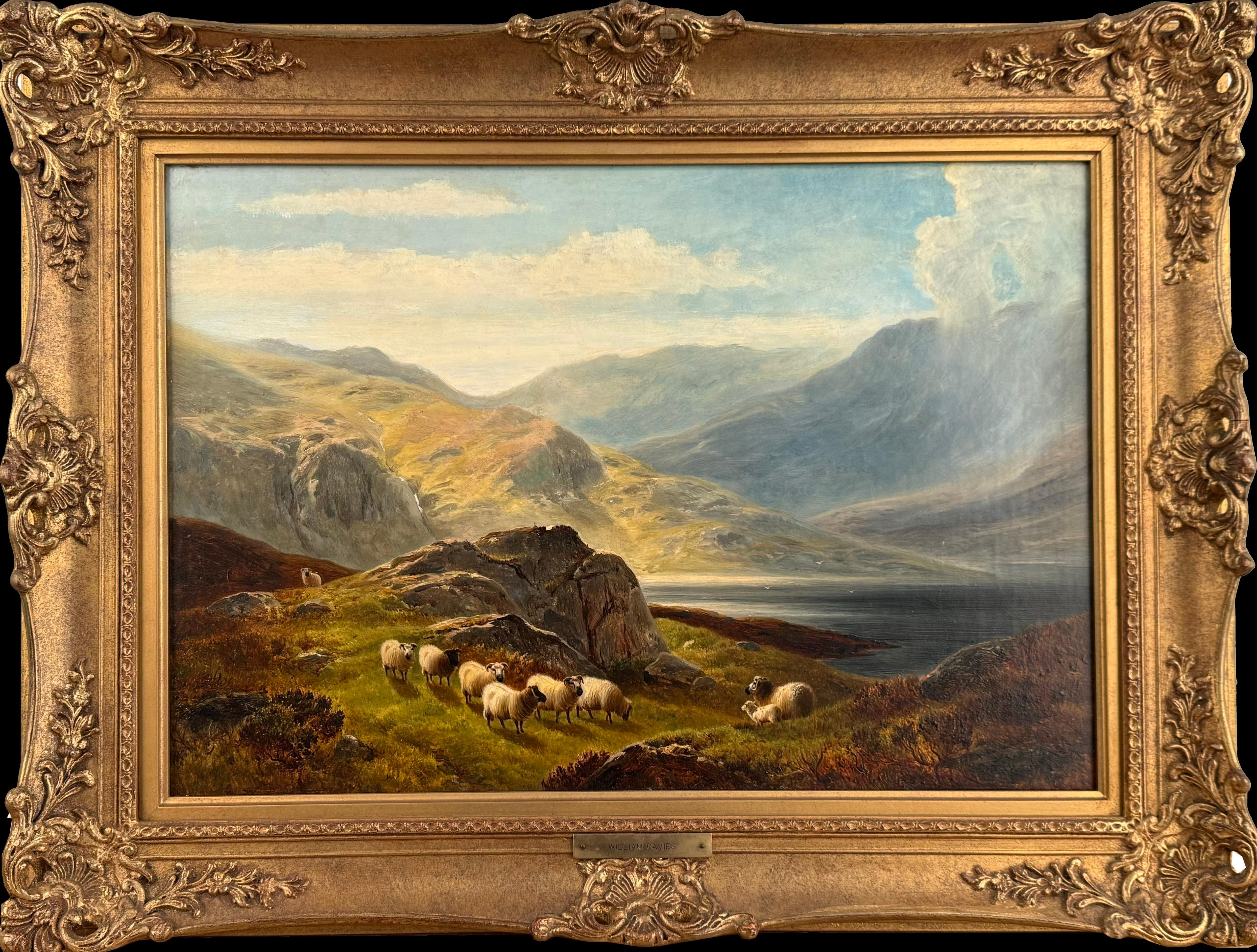 Victorian Style Oil Painting of Loch Eck, Argyllshire, Signed 1891