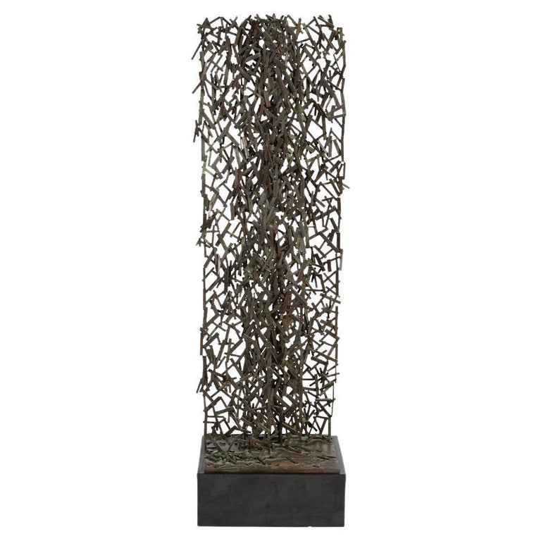 William de Lillo Brutalist Bronze Sculpture For Sale at 1stDibs