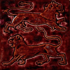 carreaux héraldiques anciens de William De Morgan