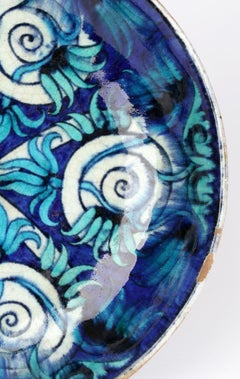 William De Morgan Hand Painted Persian Design Bowl by Charles Passenger