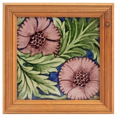 William de Morgan "K.L Rose" Tile, 1898