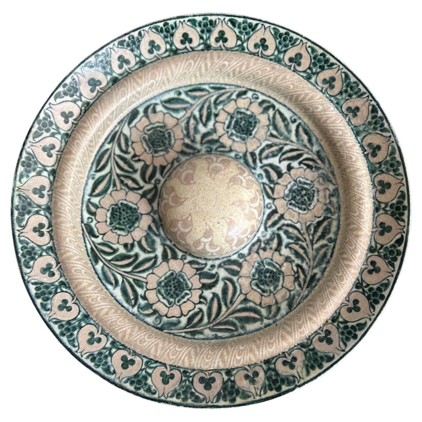 William De Morgan Large Rice Dish For Sale at 1stDibs