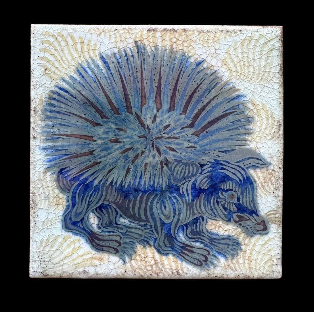 19th Century William De Morgan Tile For Sale