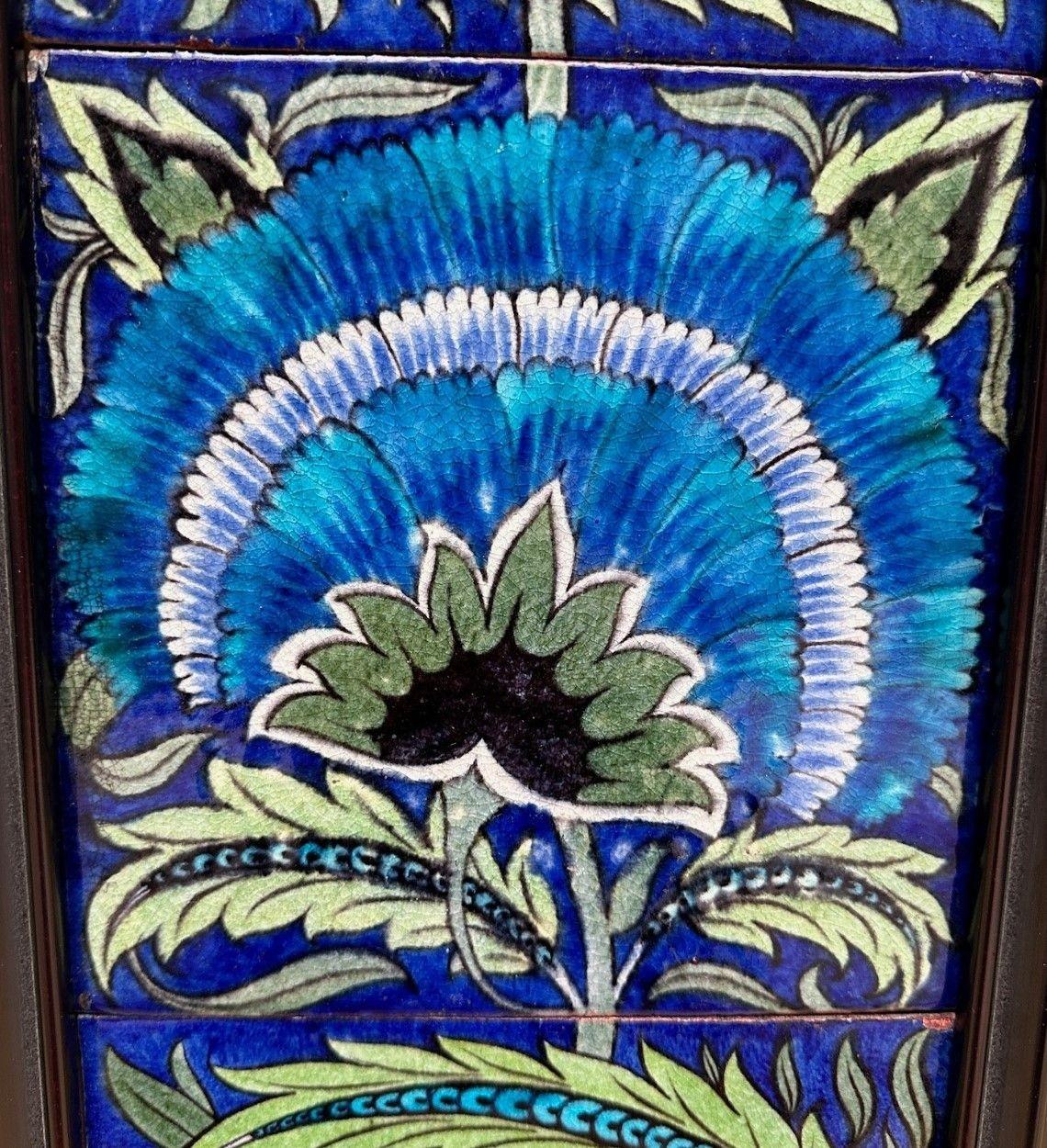 Late 19th Century William de Morgan Tile Panel For Sale