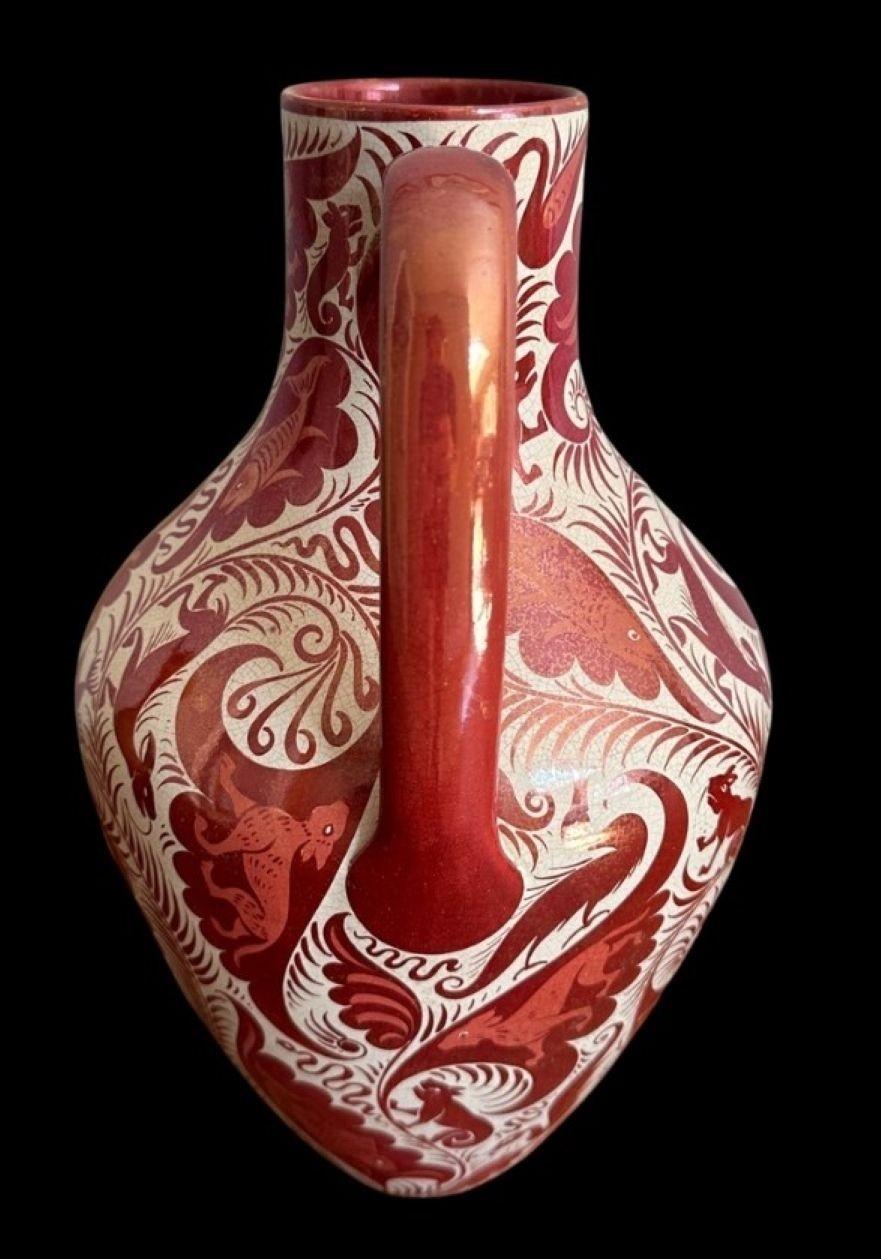 Earthenware William De Morgan Vase