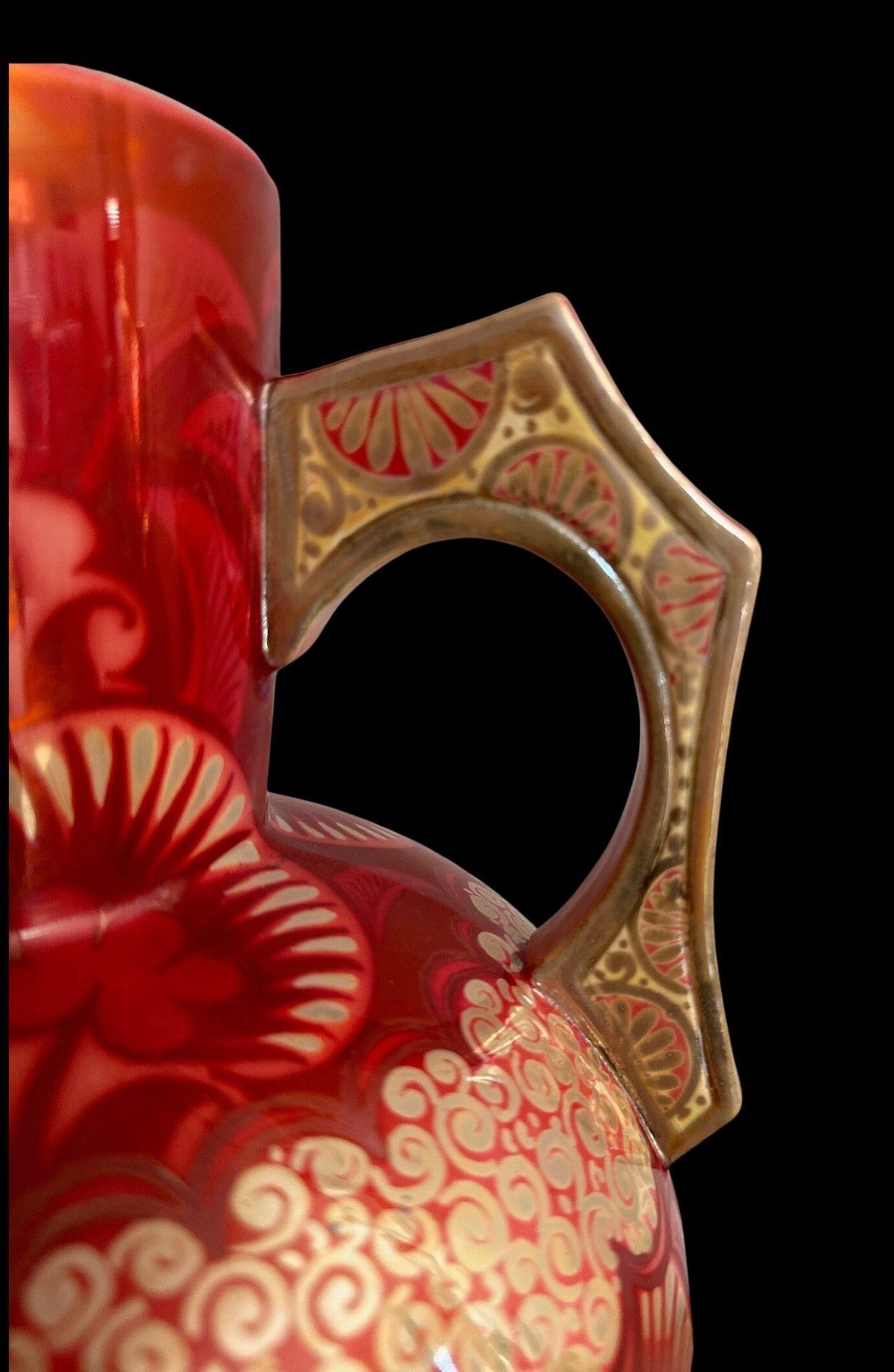 Earthenware William De Morgan Vase For Sale