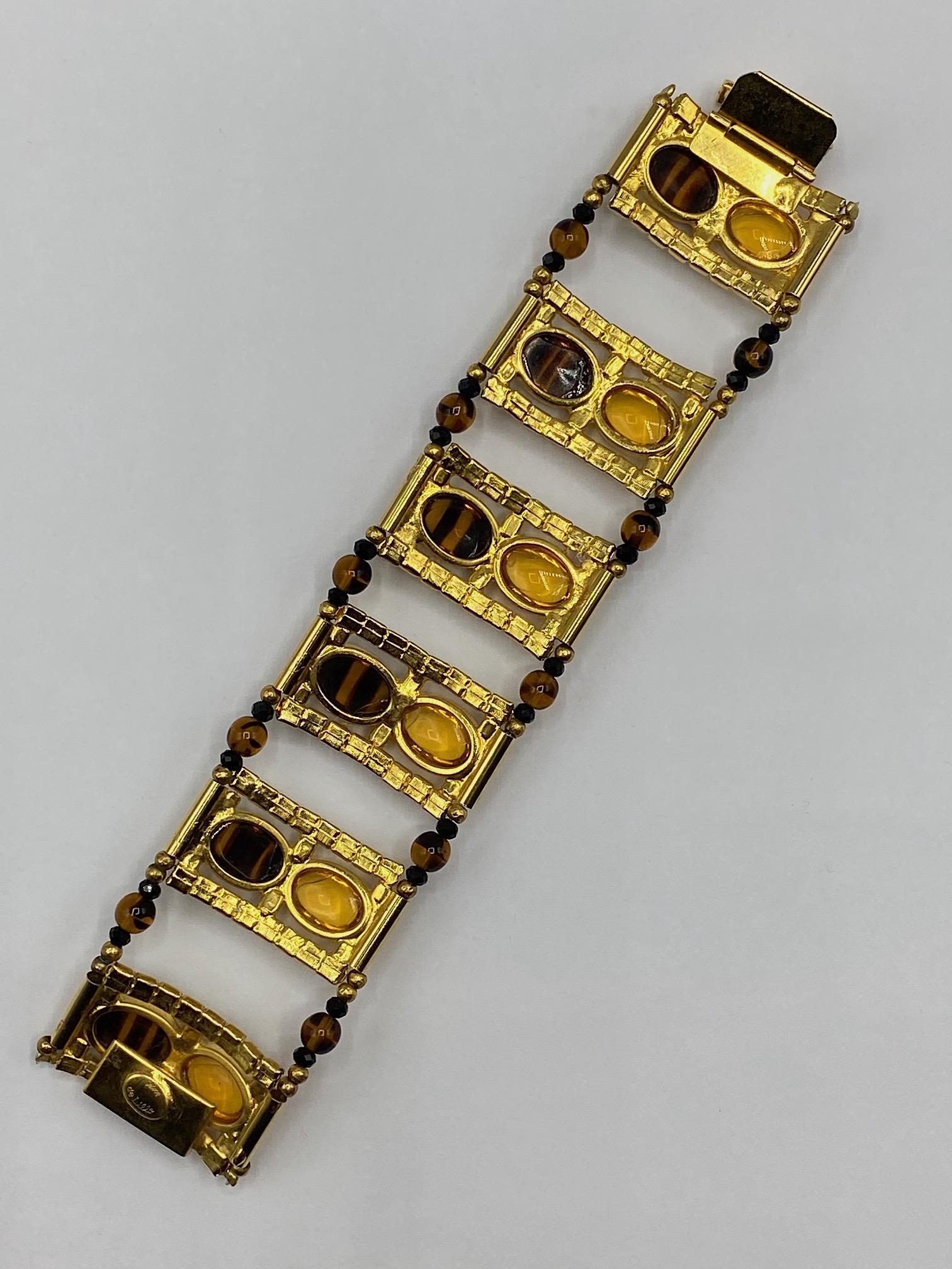 William DeLillo 1970s Egyptian Revival Bracelet 6