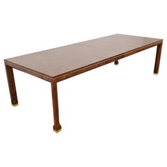 William Doezema für Mastercraft Mid-Century Modern Burl Wood Esstisch