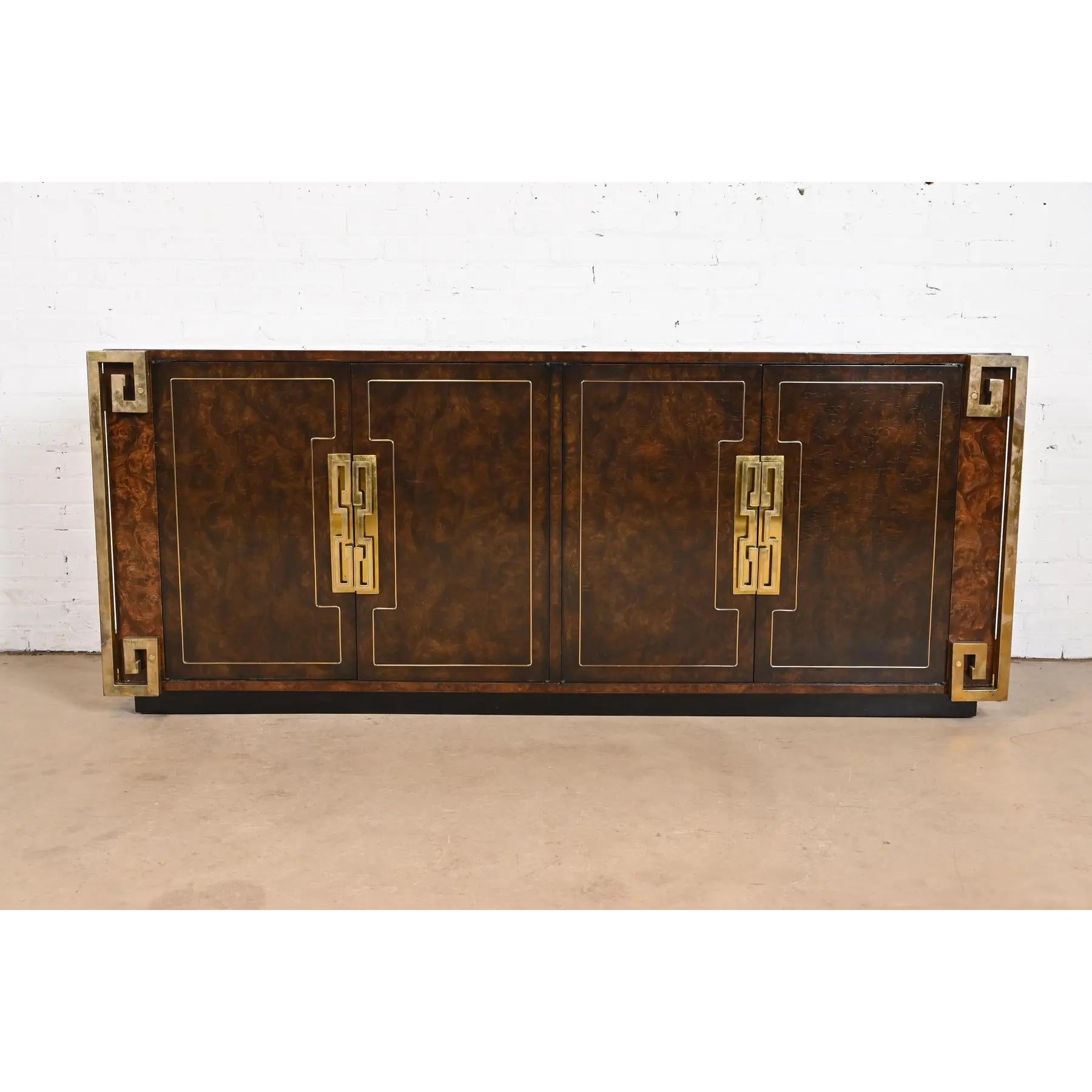 William Doezema für Mastercraft Mid-Century Modern Sideboard-Anrichte aus Wurzelholz (Moderne der Mitte des Jahrhunderts) im Angebot