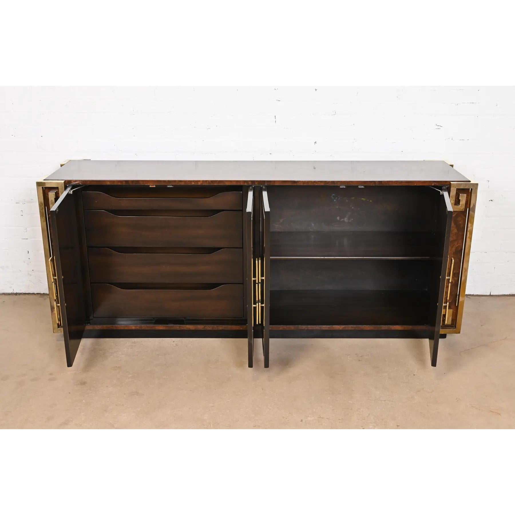 William Doezema für Mastercraft Mid-Century Modern Sideboard-Anrichte aus Wurzelholz (Ende des 20. Jahrhunderts) im Angebot