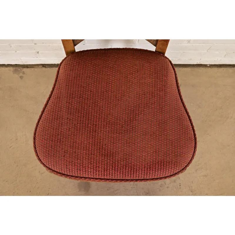 William Doezema per Mastercraft - Sedie da pranzo moderne di metà secolo, set di quattro sedie in vendita 1