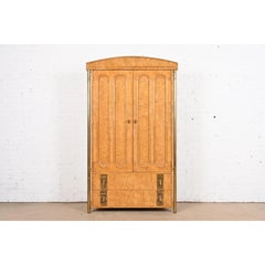 William Doezema für Mastercraft Mid-Century Modern Hollywood Regency Armoire
