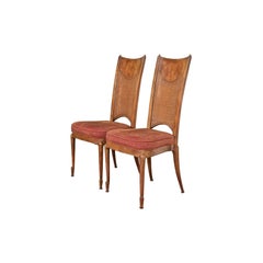 William Doezema für Mastercraft Moderne Esszimmerstühle, Mitte des Jahrhunderts, Paar