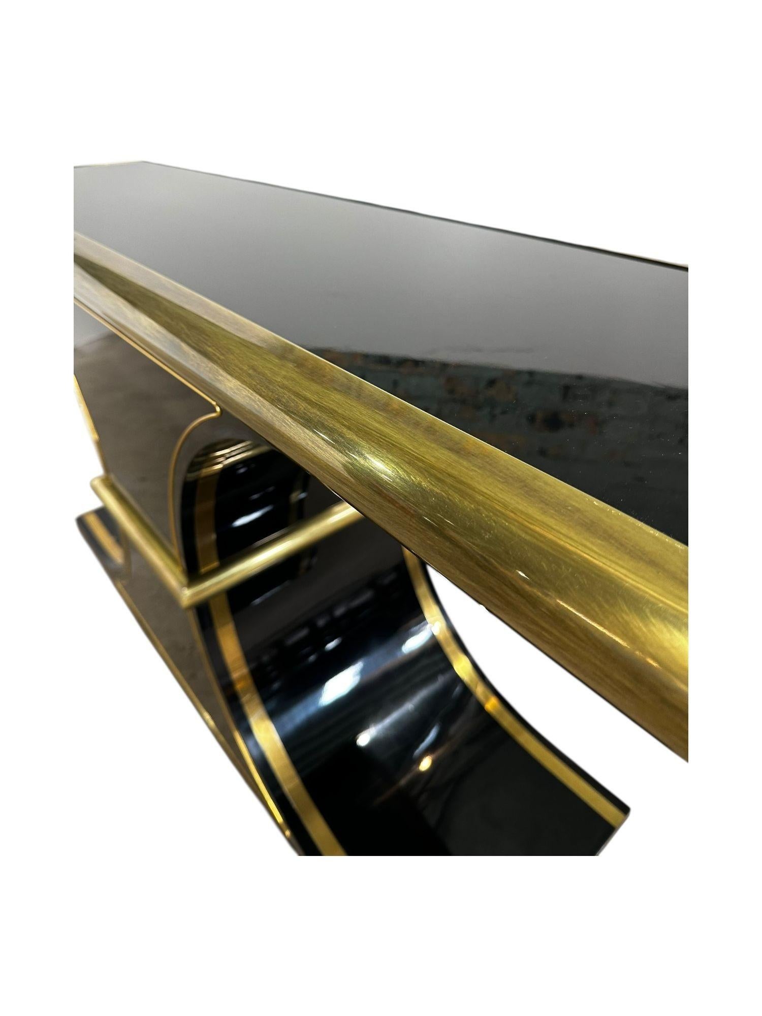 William Dozema Console Table by Mastercraft, 1990 For Sale 1