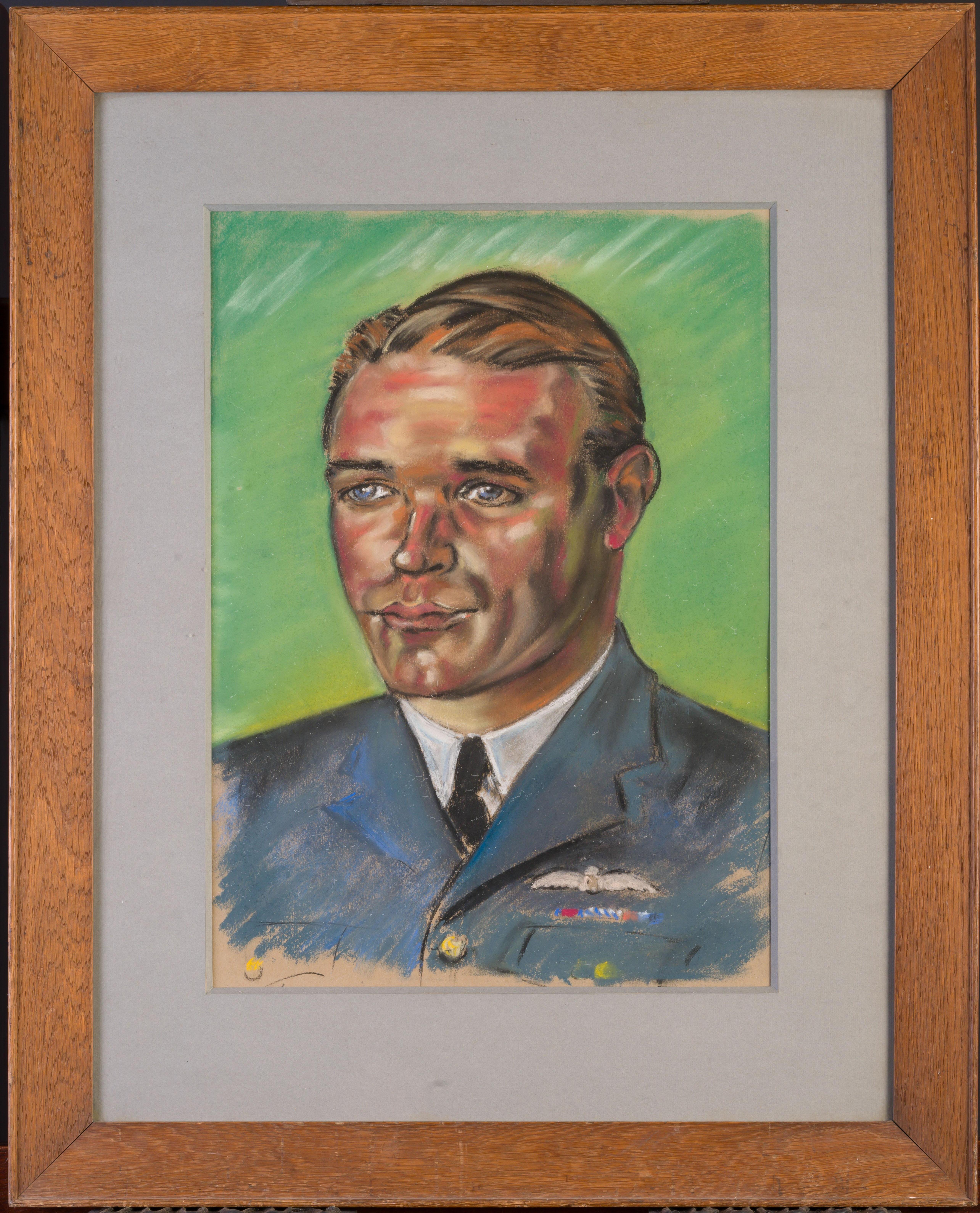 Denis William Dring R.A. 1904 - 1990, was an English artist who served in the second World War as an official War Artist recording portraits of serving soldiers. There are 3 portraits in this one lot.  Dring trained at the Slade School of Art and