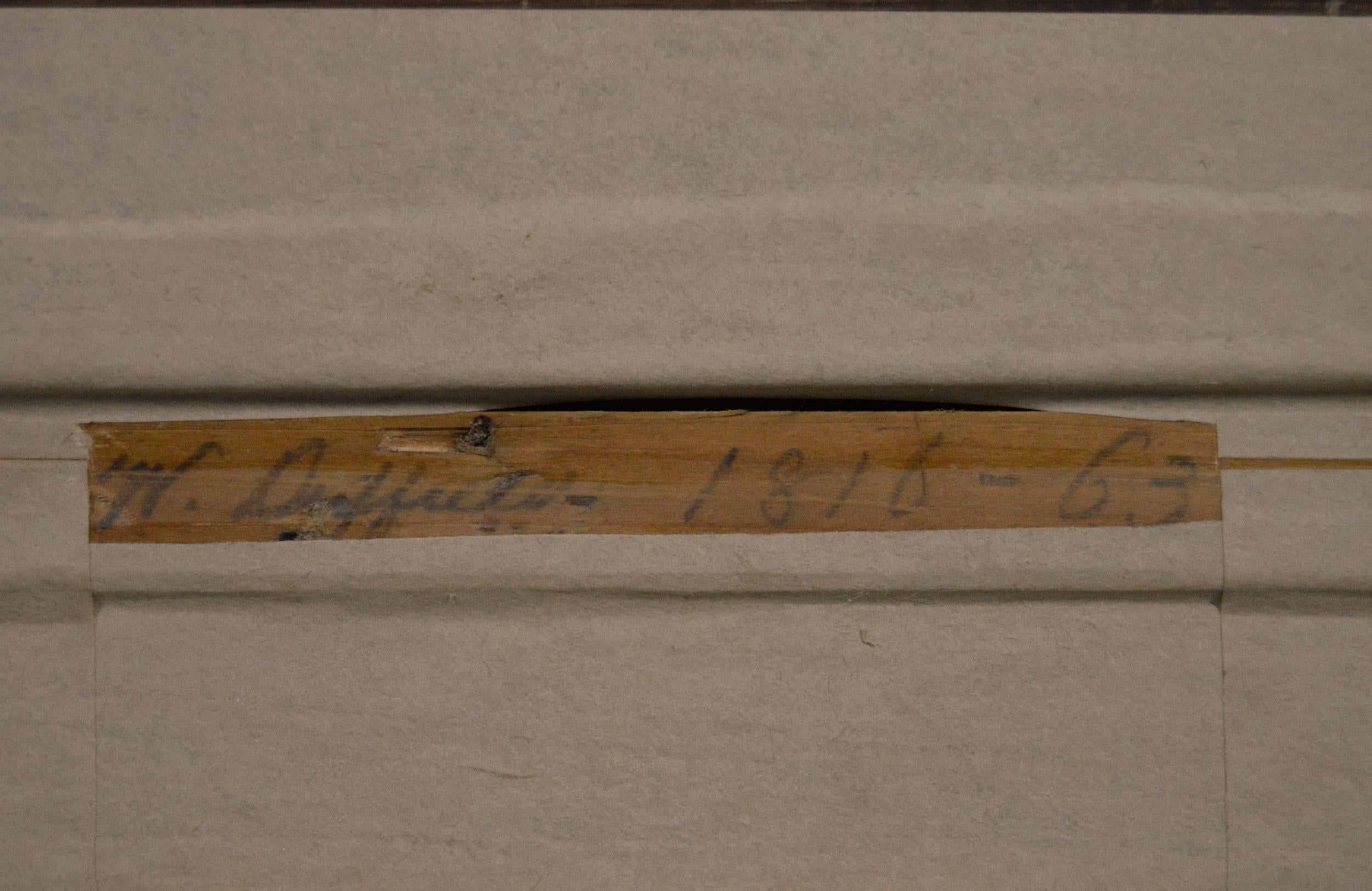 19th Century still life oil painting of fruit & a vase en vente 1